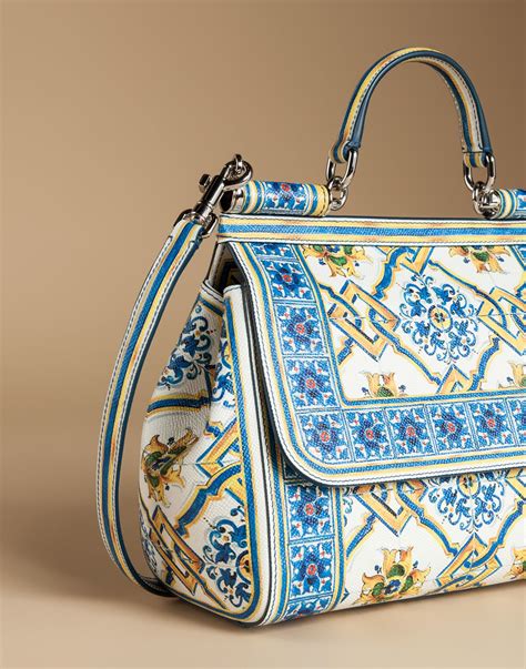 sac dolce gabbana bleu|dolce and gabbana leather tote.